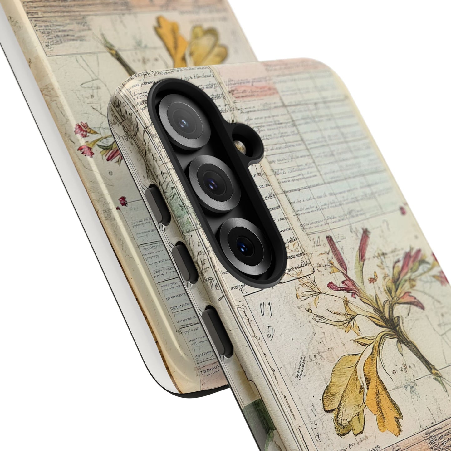 Vintage Botanical Tough Case — Floral Collage Phone Cover