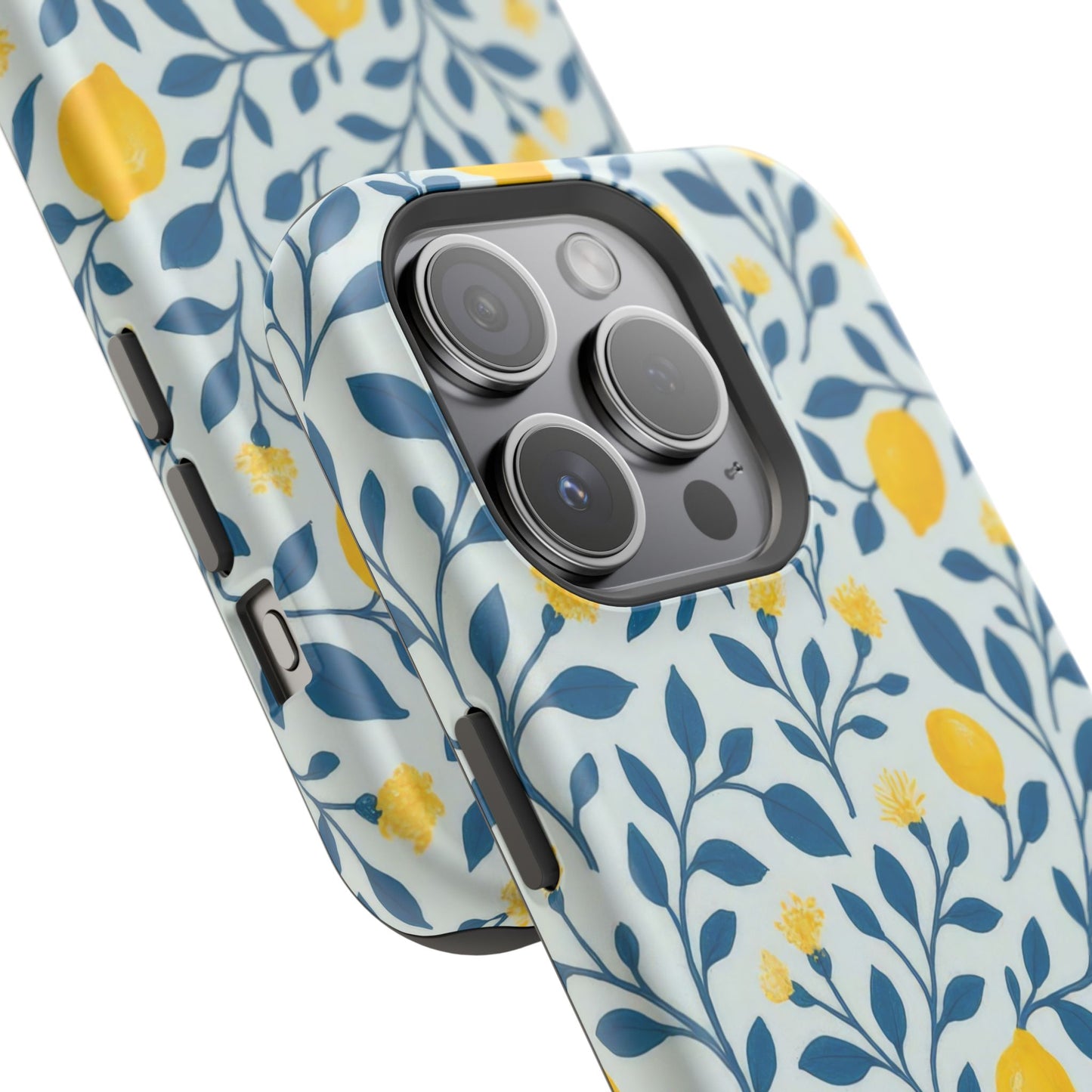 Phone Case — Lemon Branch Magnetic Impact-Resistant Case IPhone Case For Girl,Summer Vibes.