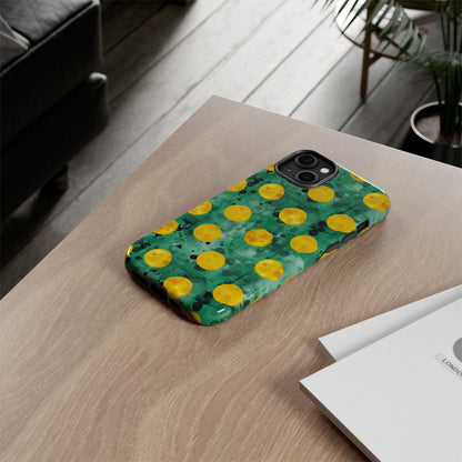 Tough Cases With a Green Color And Yellow ,A Perfect Gift For A Girl