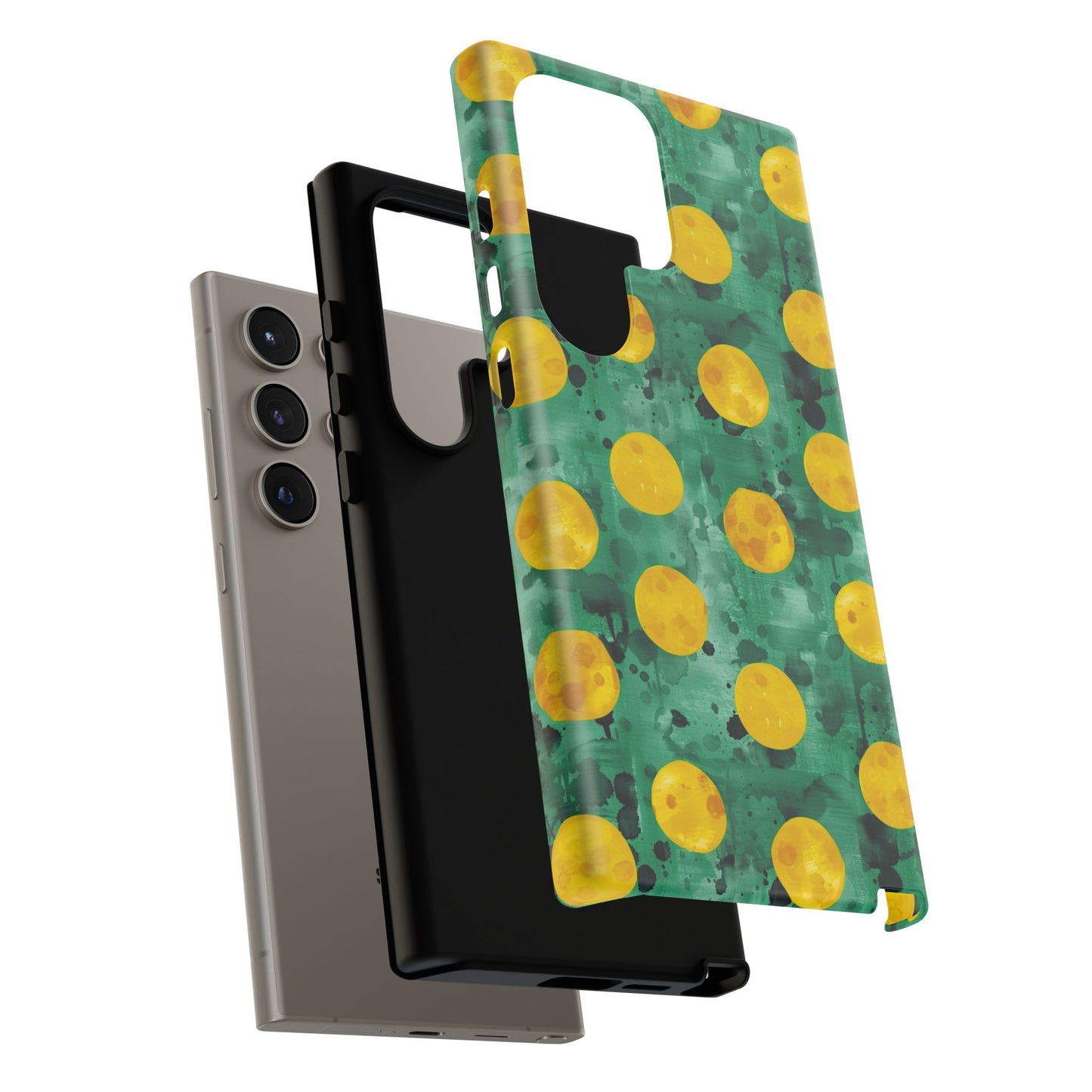 Tough Cases With a Green Color And Yellow ,A Perfect Gift For A Girl