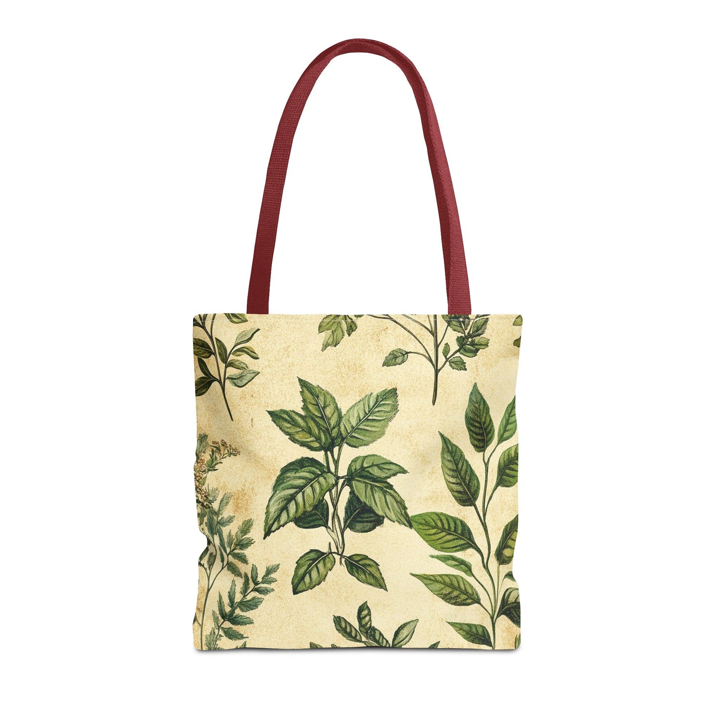 Vintage Floral Tote Bag — Botanical Garden Print AOP