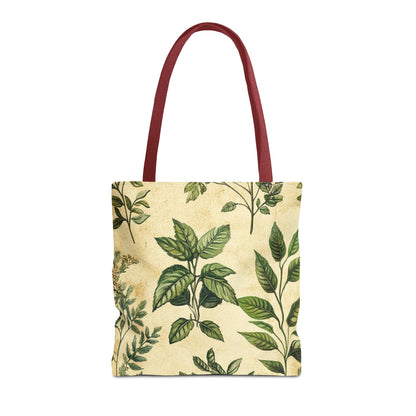 Vintage Floral Tote Bag — Botanical Garden Print AOP
