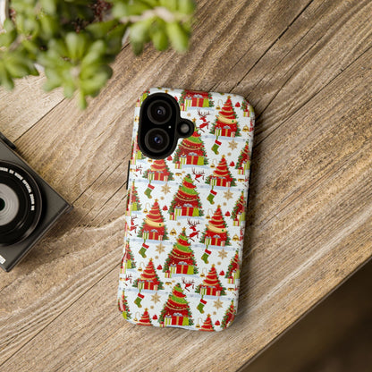 Festive Phone Case for Holiday Cheer, Christmas Gift, Phone Cover, Winter Decoration, Santa Claus Design