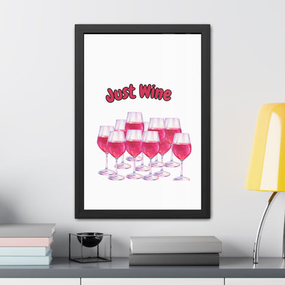 Framed Posters for wine lover,perfect gift for her ,gift for him