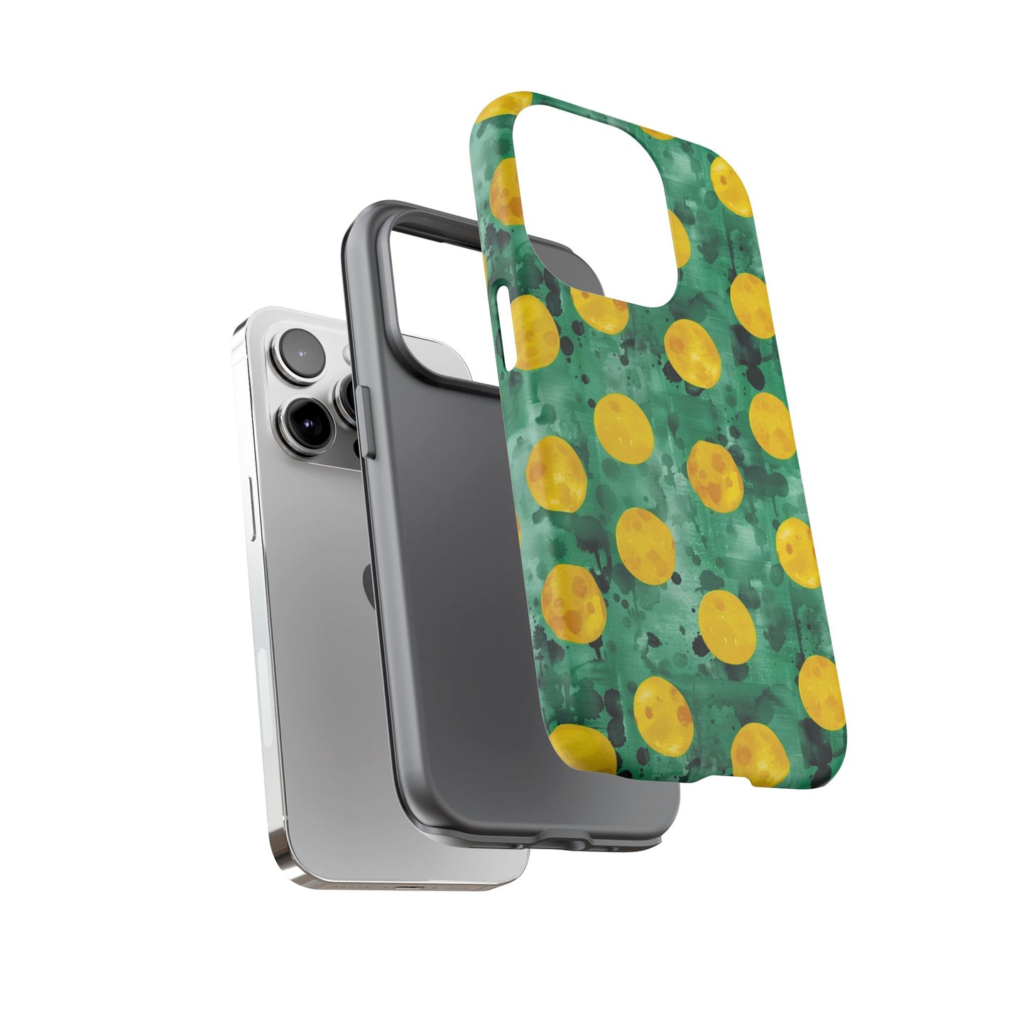 Tough Cases With a Green Color And Yellow ,A Perfect Gift For A Girl
