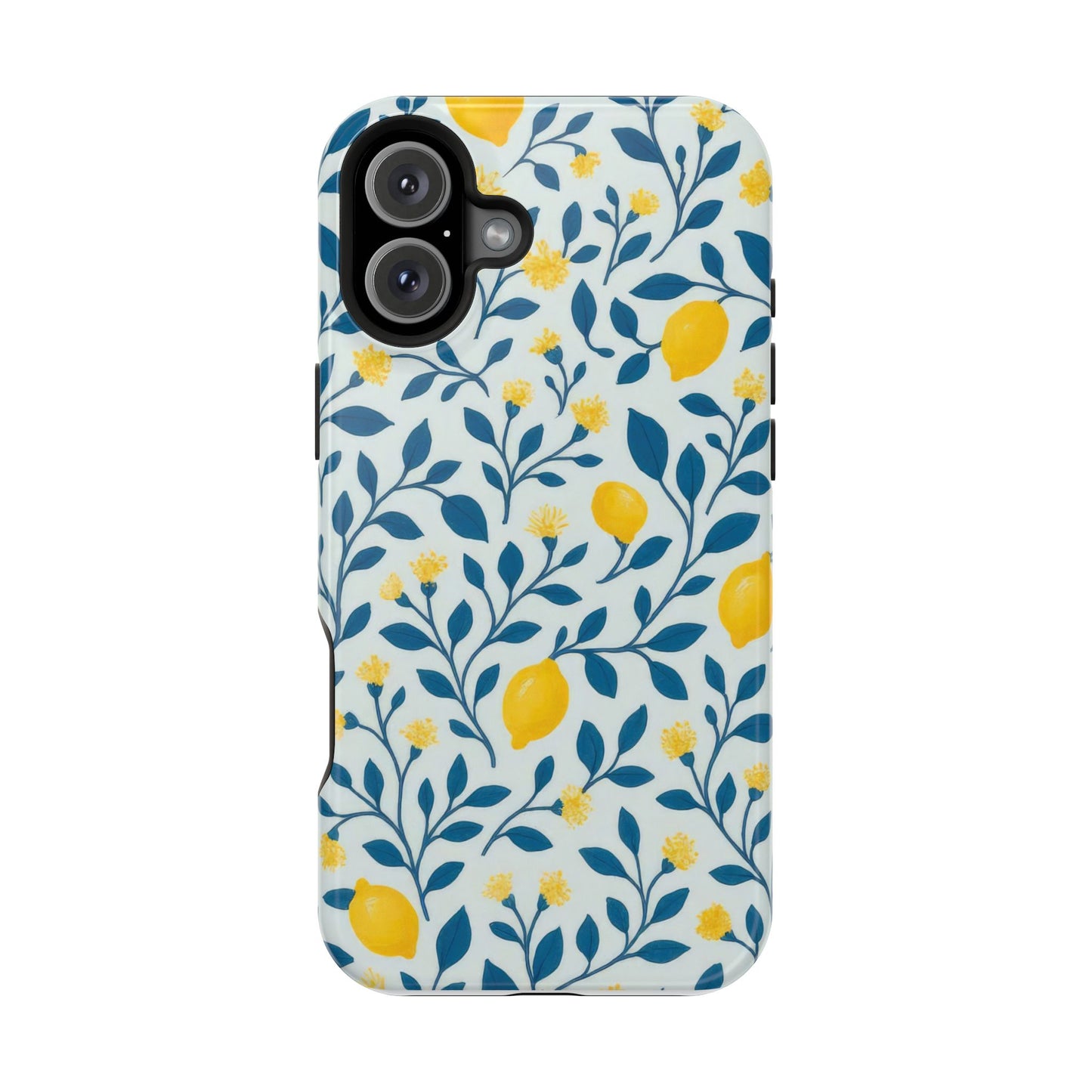 Phone Case — Lemon Branch Magnetic Impact-Resistant Case IPhone Case For Girl,Summer Vibes.