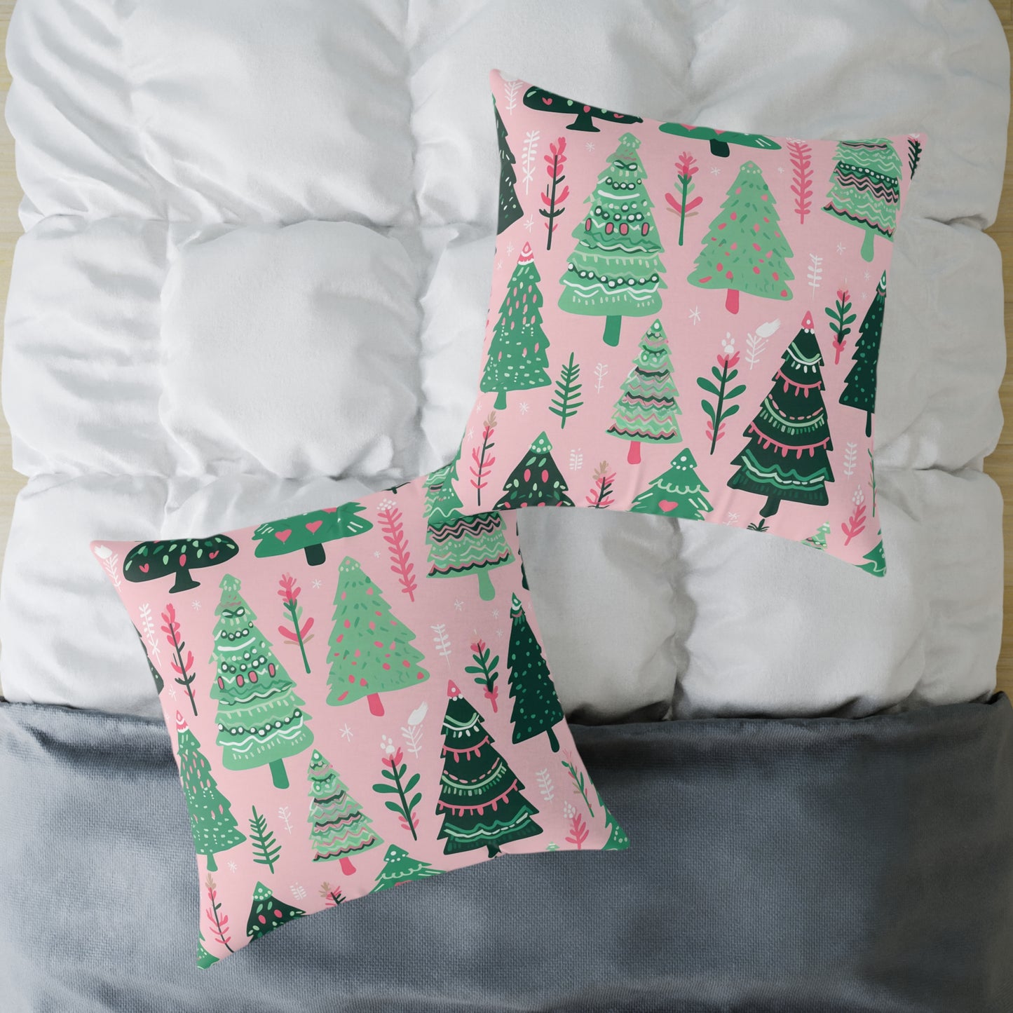 Christmas Tree Decorative Pillow, Holidays Gift For The Love Ones