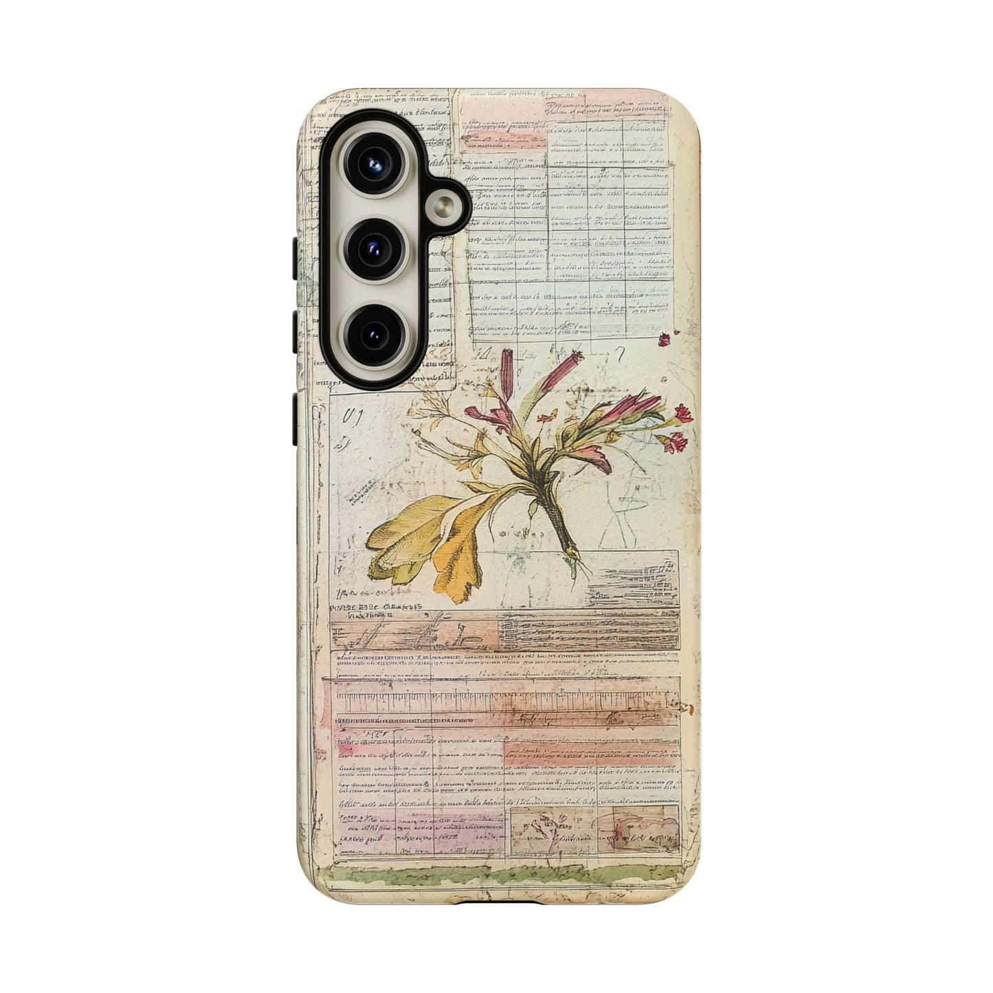 Vintage Botanical Tough Case — Floral Collage Phone Cover