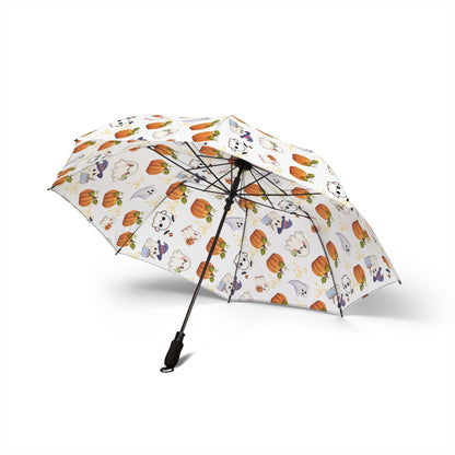 Semi-Automatic Foldable Umbrella,Hallowen pattern