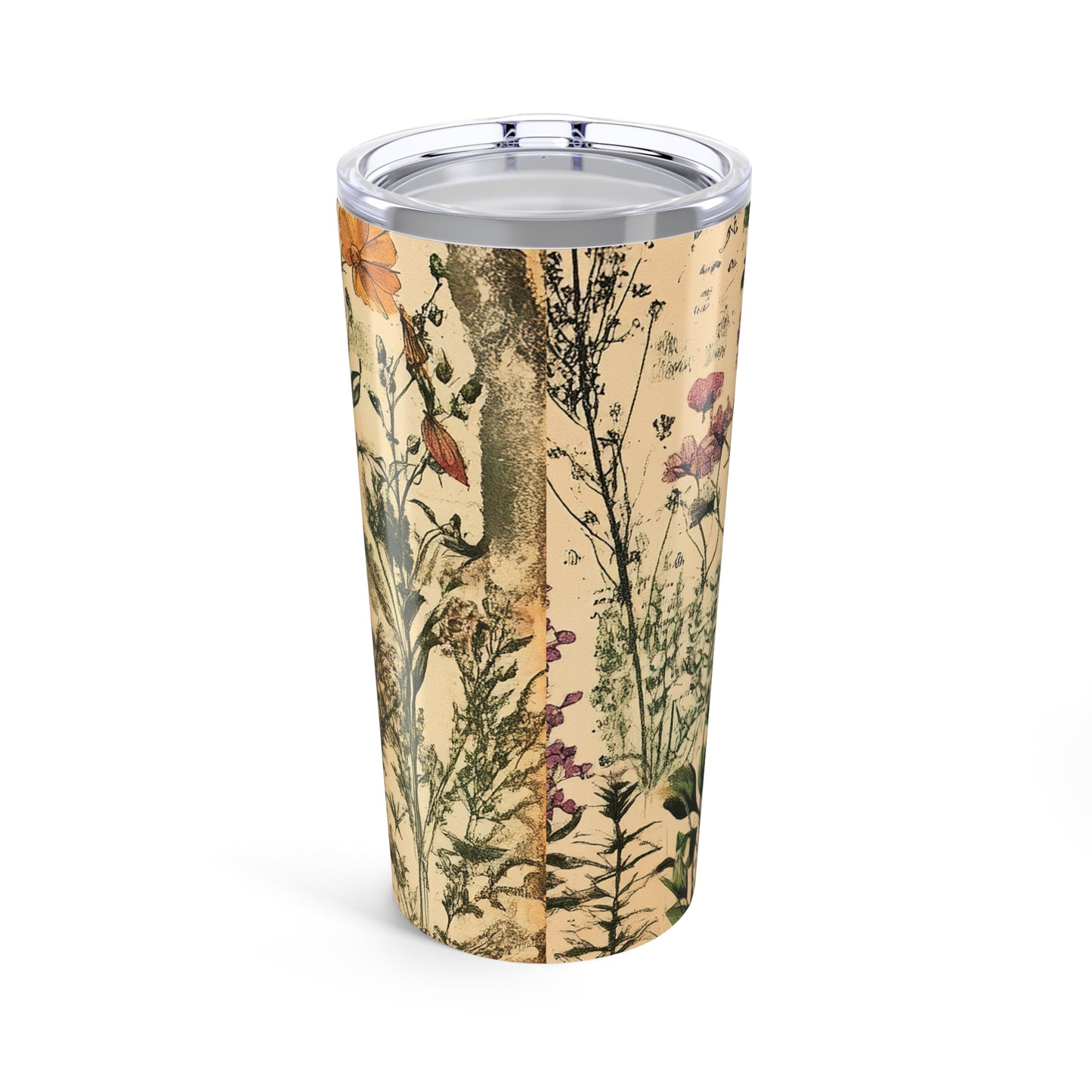 Botanical 20oz Tumbler – Vintage Floral Insulated Travel Cup