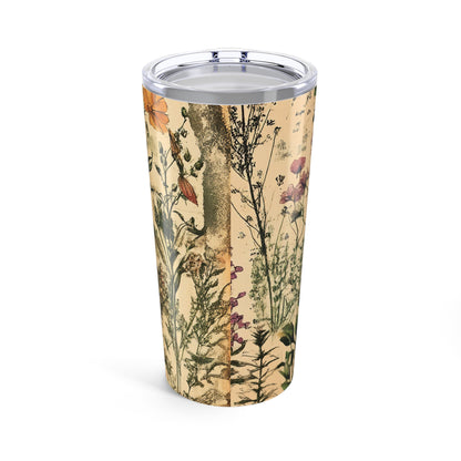 Botanical 20oz Tumbler – Vintage Floral Insulated Travel Cup