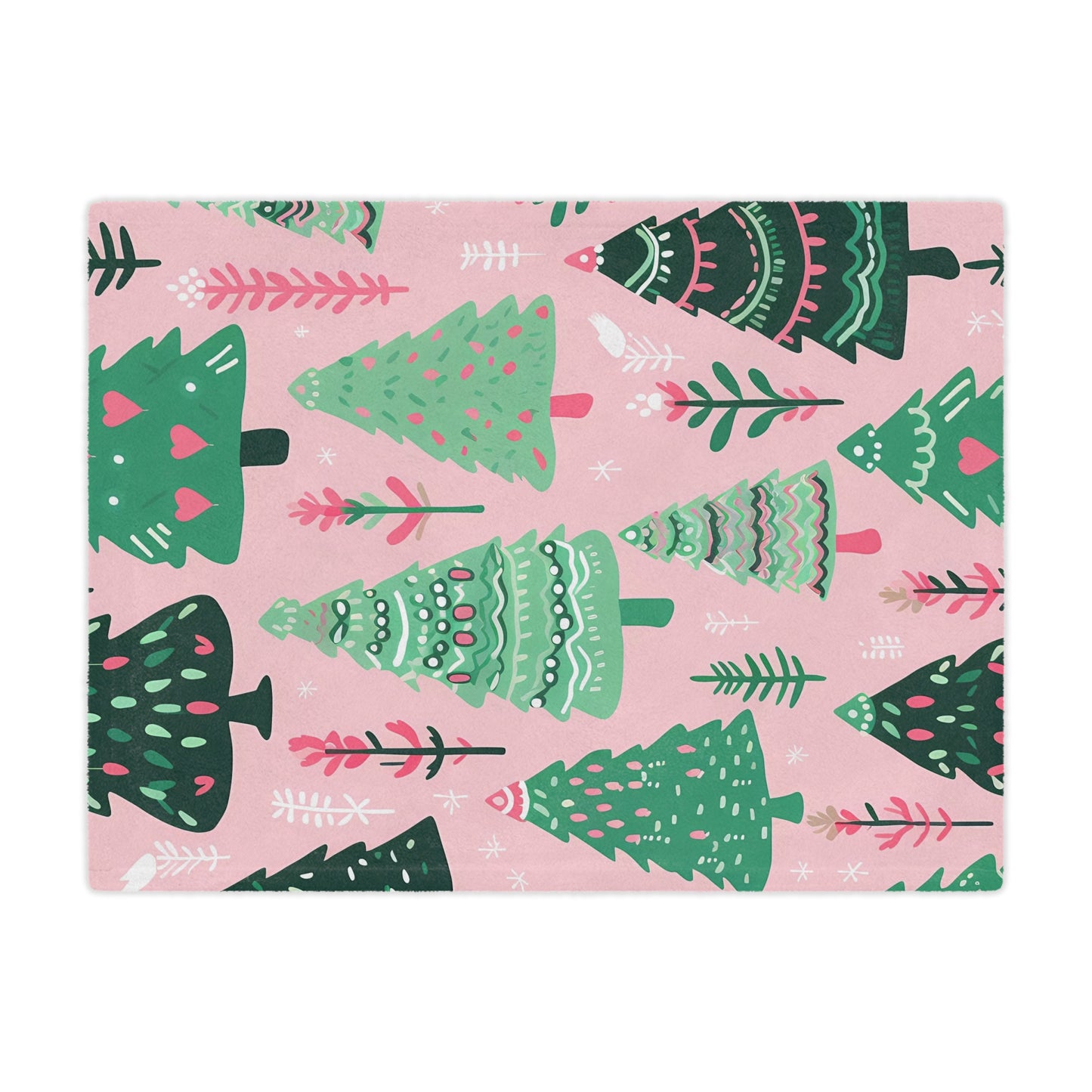 Festive Christmas Minky Blanket Perfect For Holidays,Wonderful Gift For Her.