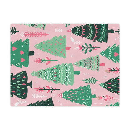Festive Christmas Minky Blanket Perfect For Holidays,Wonderful Gift For Her.