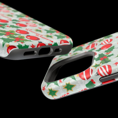 Festive Holiday Phone Case - Magnetic Impact-Resistant, Christmas Decor, Gift for Mom, Winter Vibes, Unique Phone Accessories