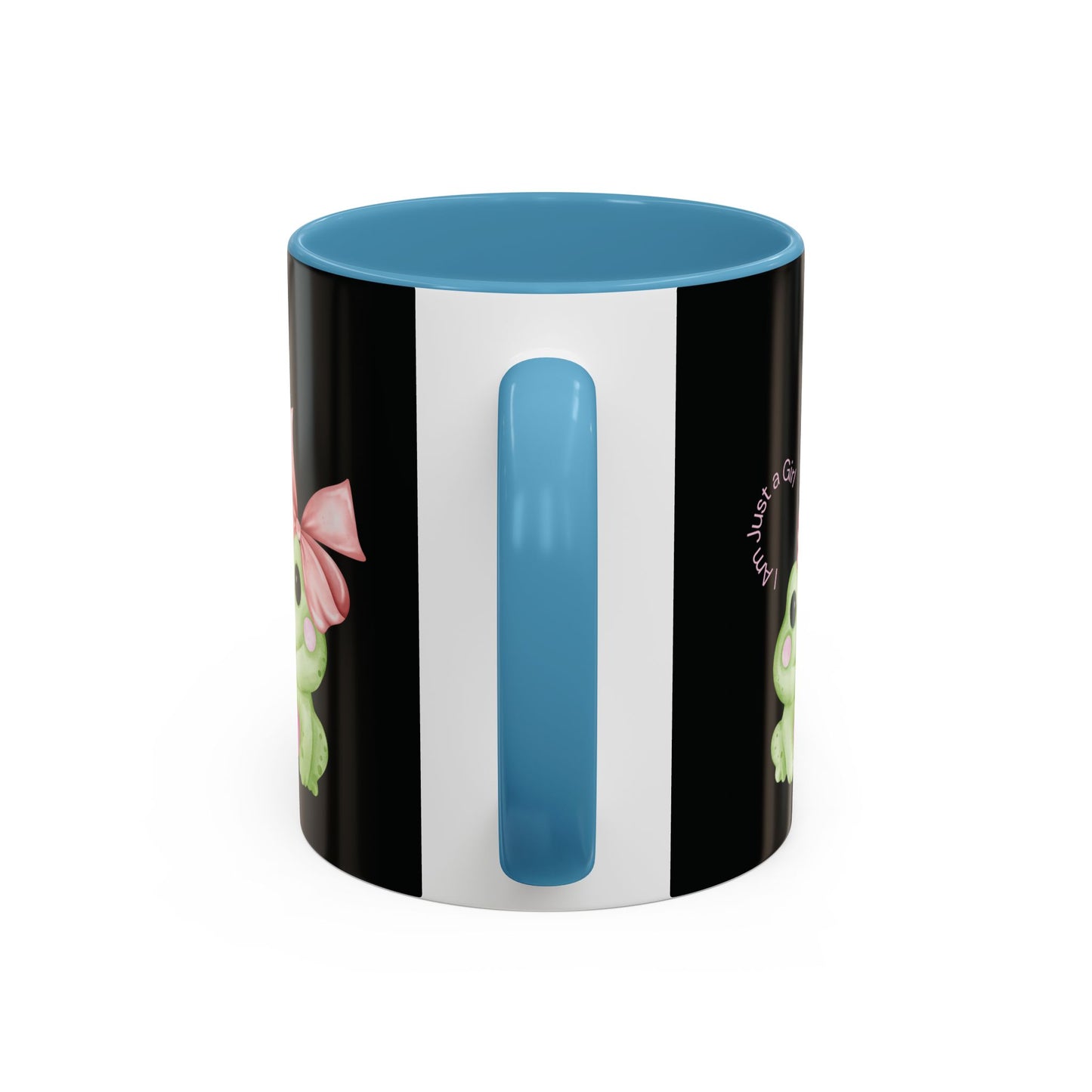 Cute Frog Accent Coffee Mug - Perfect for Girls, Gift for Coffee Lovers, Funny Frog Mug, Animal Lover Gift, Office Mug