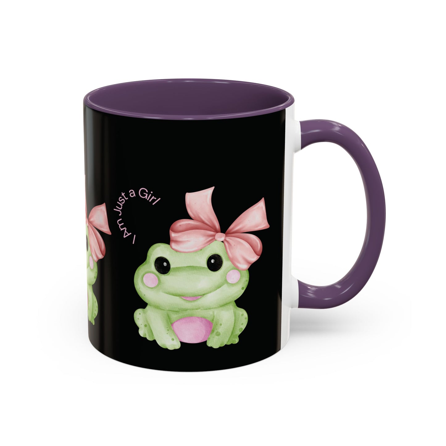 Cute Frog Accent Coffee Mug - Perfect for Girls, Gift for Coffee Lovers, Funny Frog Mug, Animal Lover Gift, Office Mug