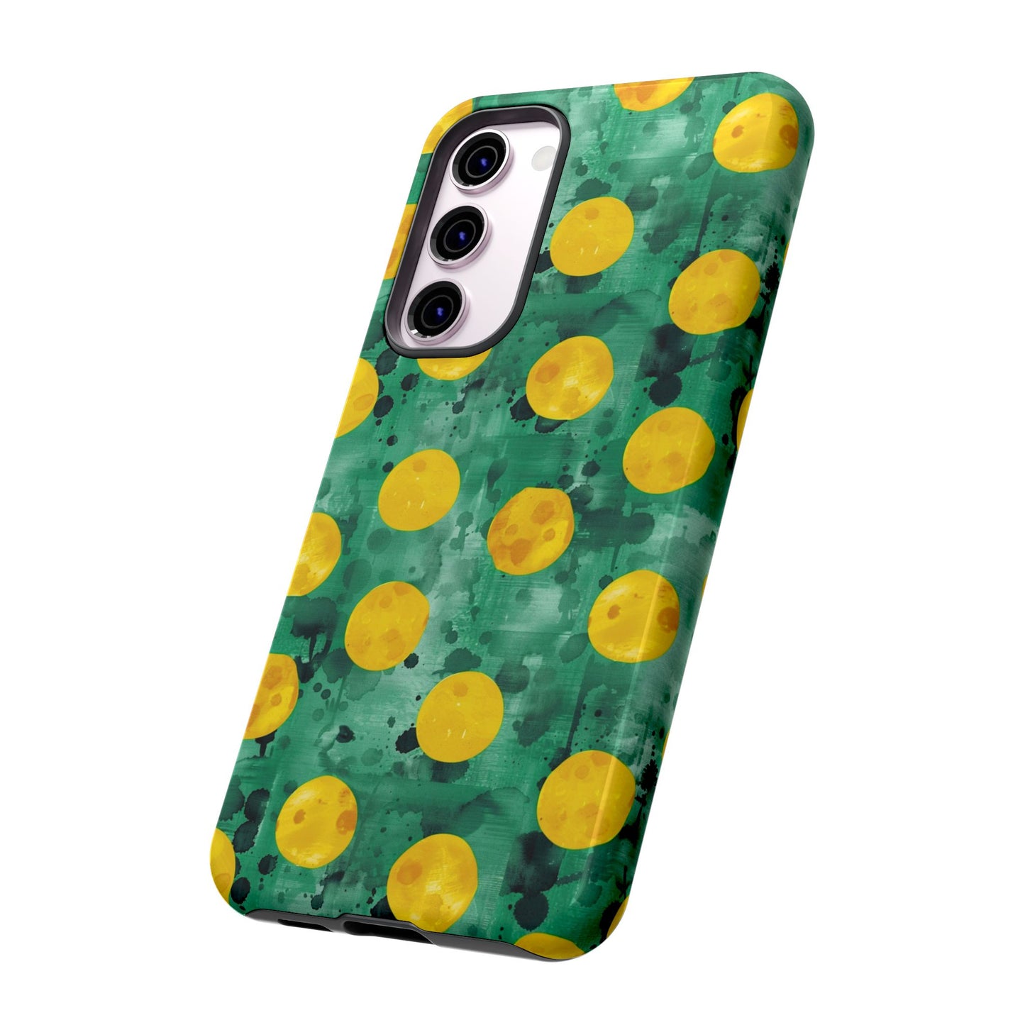Tough Cases With a Green Color And Yellow ,A Perfect Gift For A Girl