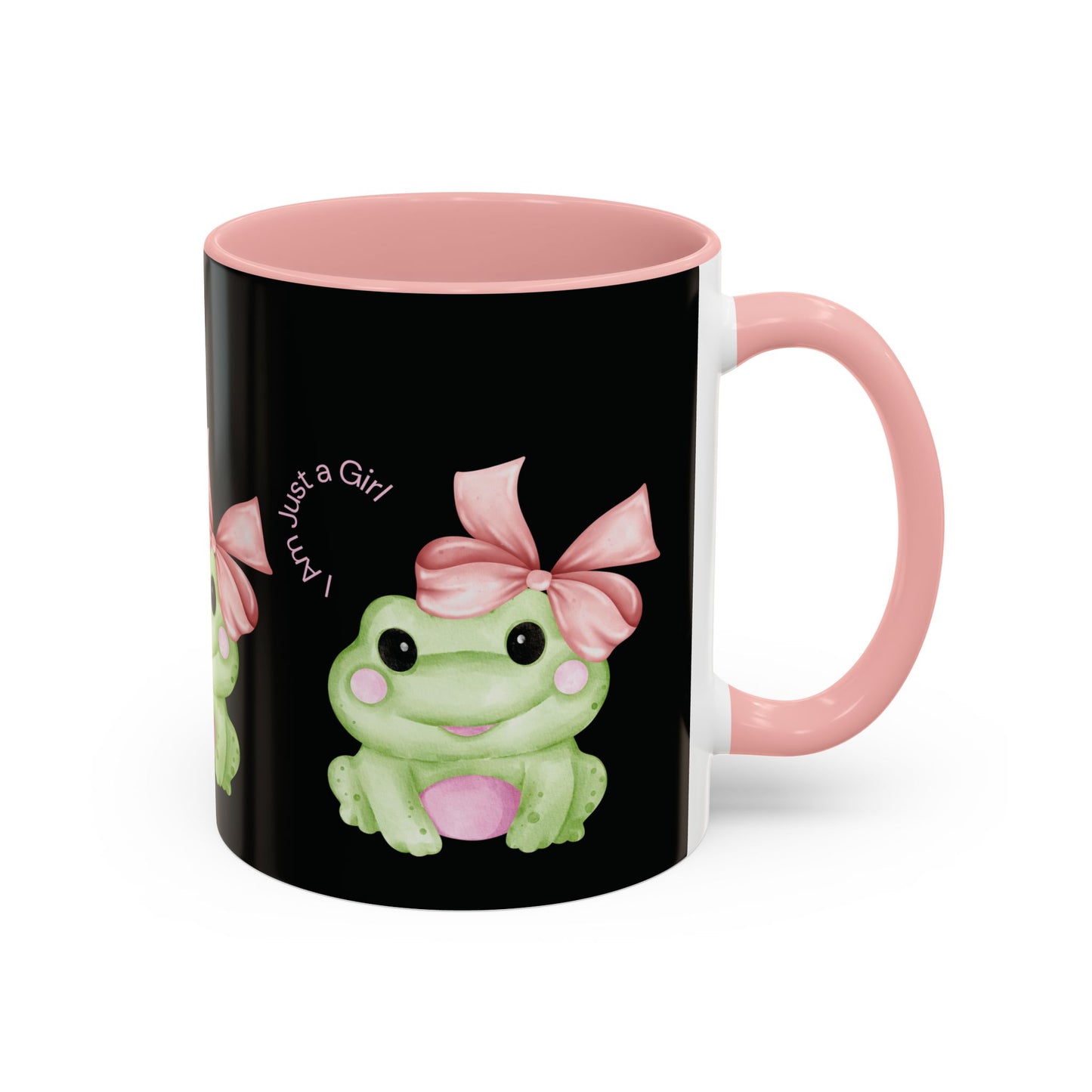 Cute Frog Accent Coffee Mug - Perfect for Girls, Gift for Coffee Lovers, Funny Frog Mug, Animal Lover Gift, Office Mug
