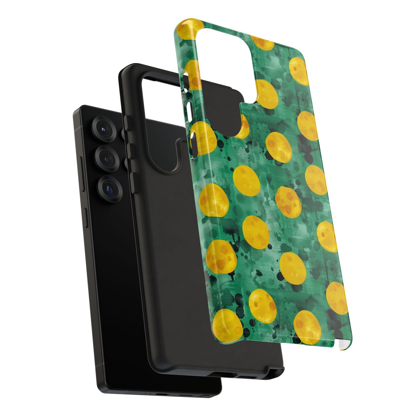Tough Cases With a Green Color And Yellow ,A Perfect Gift For A Girl