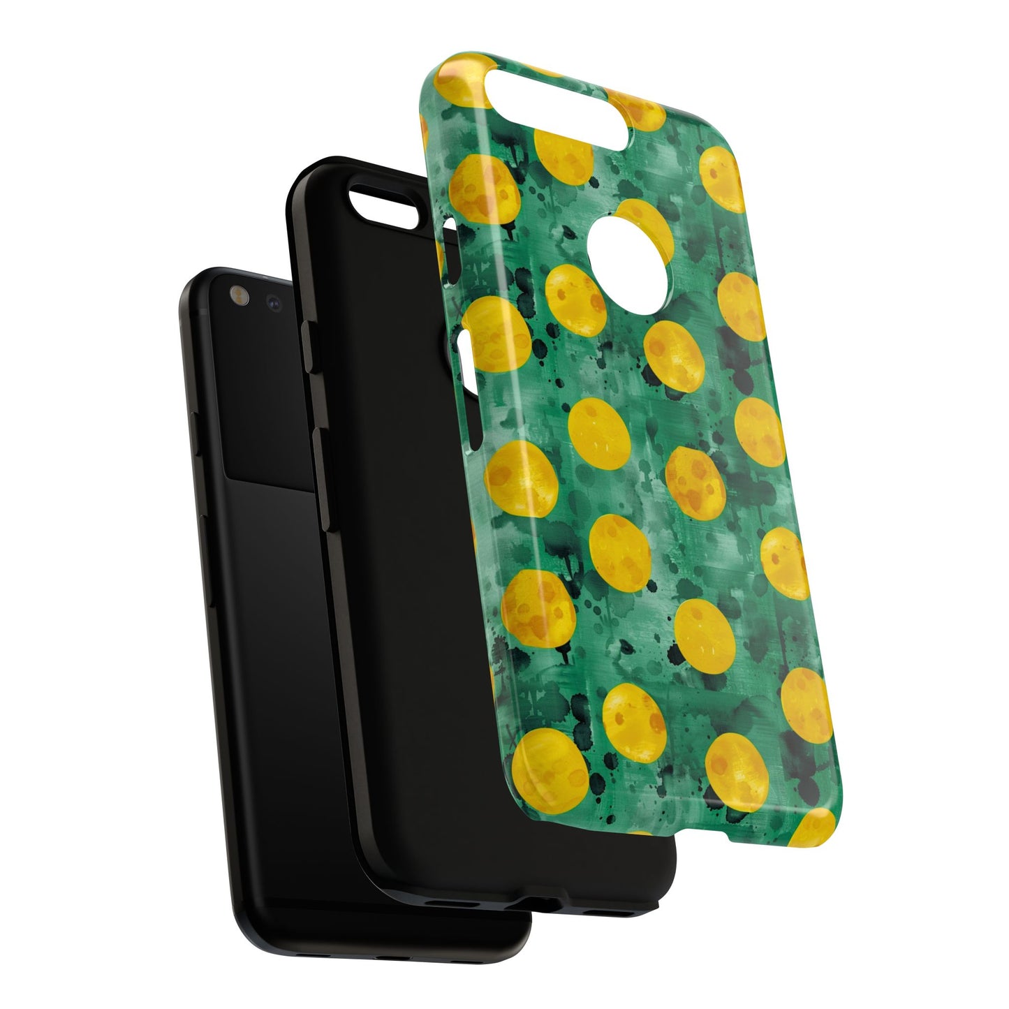 Tough Cases With a Green Color And Yellow ,A Perfect Gift For A Girl