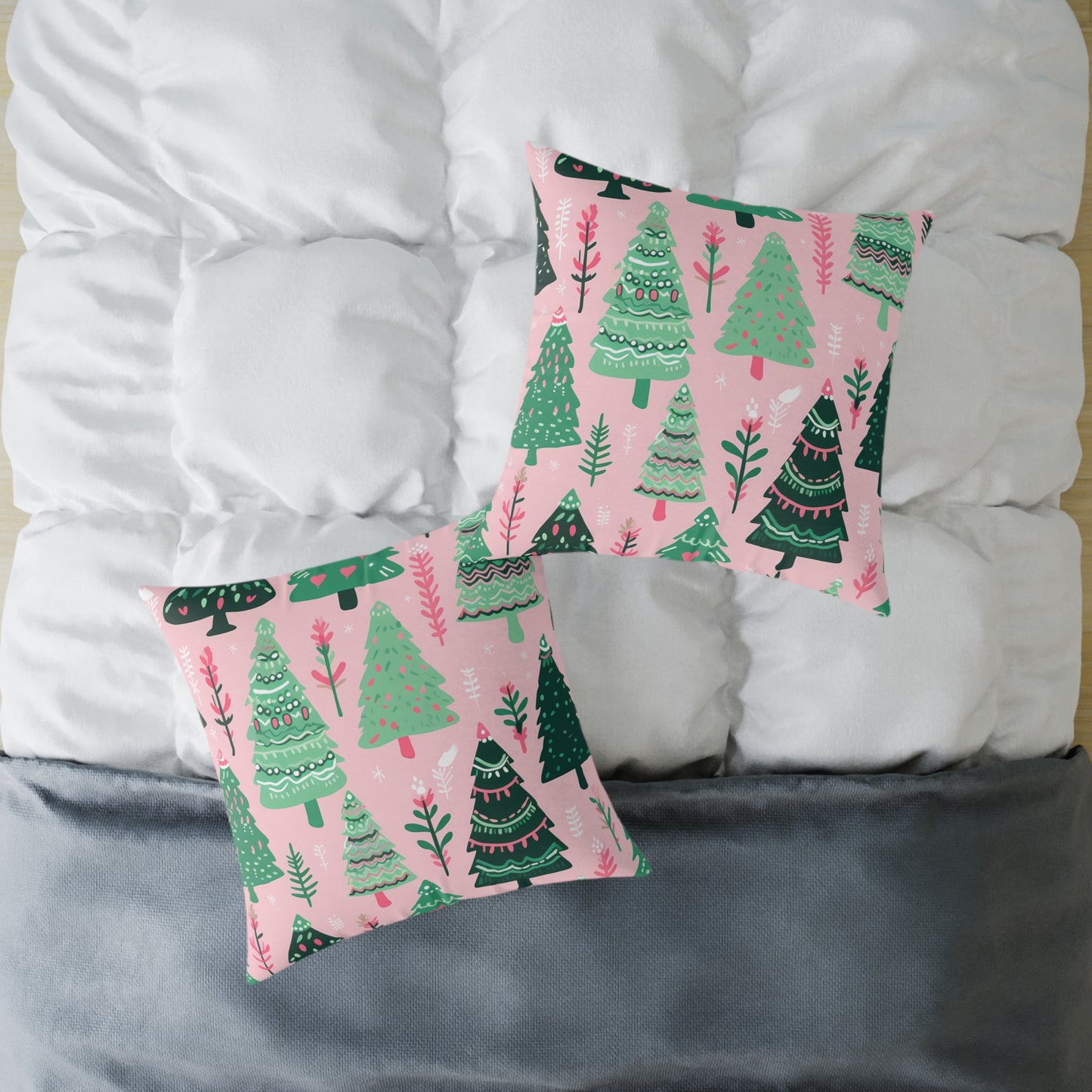 Christmas Tree Decorative Pillow, Holidays Gift For The Love Ones