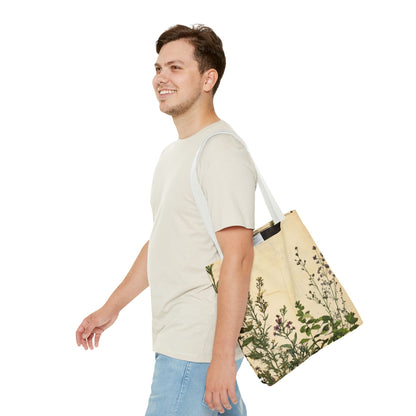 Vintage Floral Tote Bag — Botanical Garden Print AOP