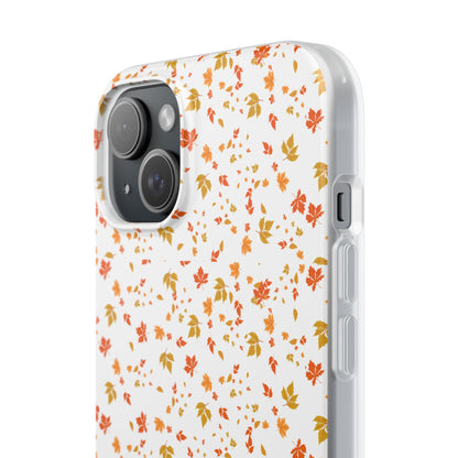 Floral Phone Case | Cute Flexi Case, Customizable Mobile Cover, Holiday Gift for Her, Stylish Tech Accessory, Flower Pattern,Autumn