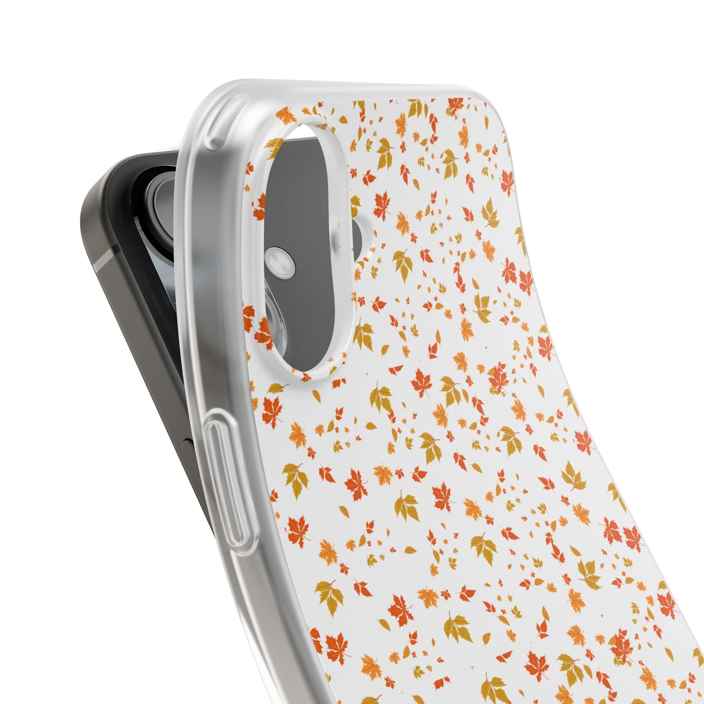 Floral Phone Case | Cute Flexi Case, Customizable Mobile Cover, Holiday Gift for Her, Stylish Tech Accessory, Flower Pattern,Autumn