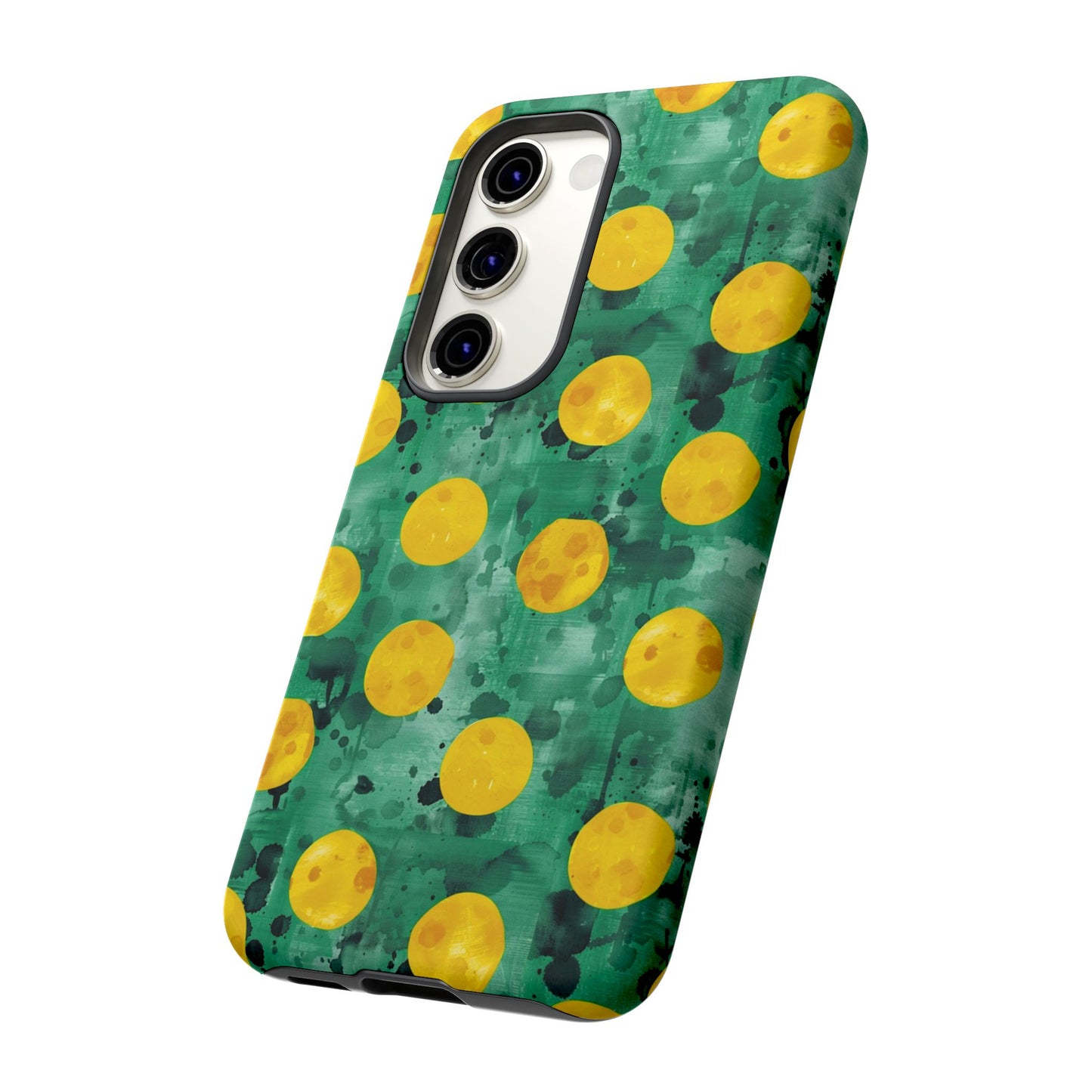 Tough Cases With a Green Color And Yellow ,A Perfect Gift For A Girl