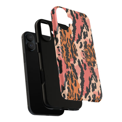 Leopard Print Tough Magnetic Phone Case — Slim Protective iPhone Cover