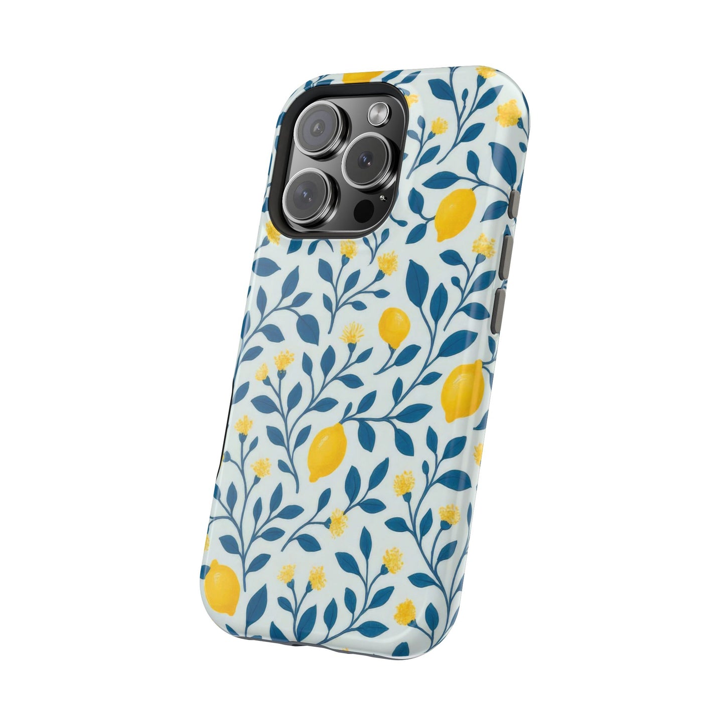 Phone Case — Lemon Branch Magnetic Impact-Resistant Case IPhone Case For Girl,Summer Vibes.