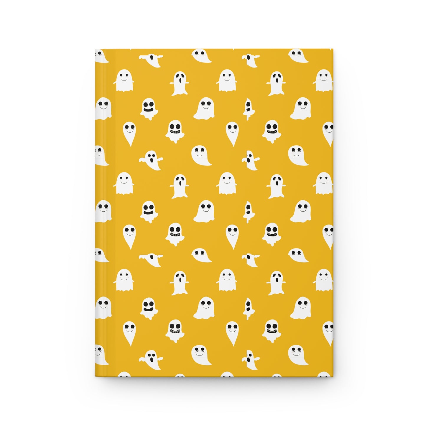 Whimsical Ghost Hardcover Journal | Cute Notebook for Halloween, Daily Planner, Writing Gifts, Ghost Lovers, Fun Stationery