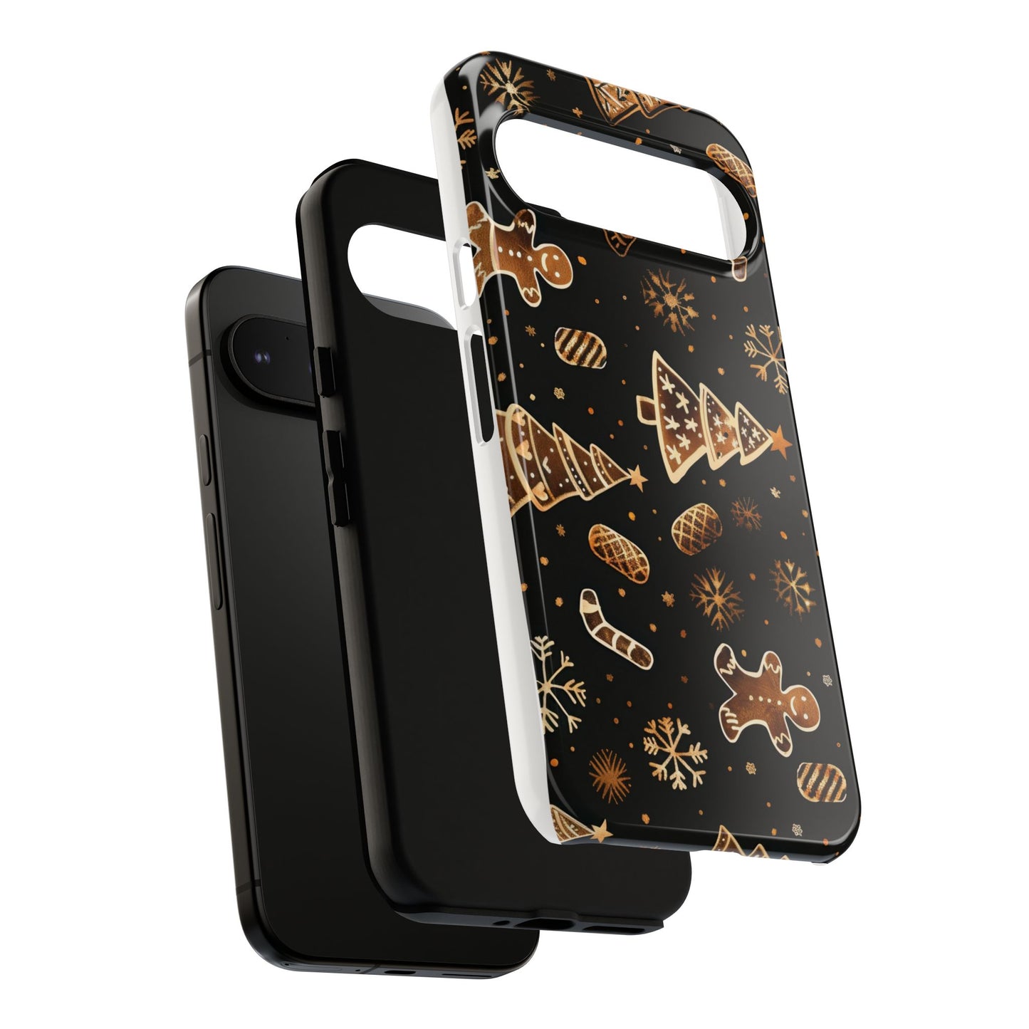 Christmas Cookie Phone Case,Black And Gold ,Case Holidays Case