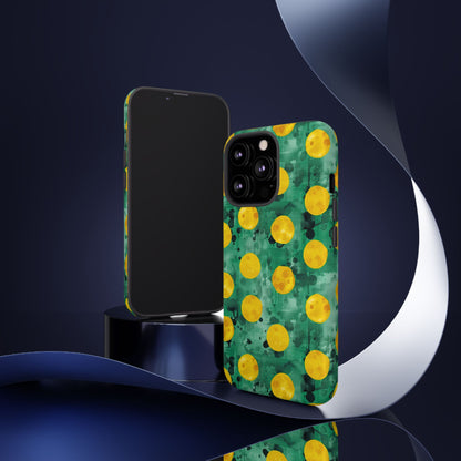 Tough Cases With a Green Color And Yellow ,A Perfect Gift For A Girl