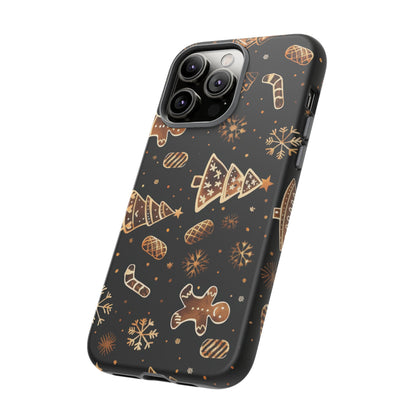 Christmas Cookie Phone Case,Black And Gold ,Case Holidays Case