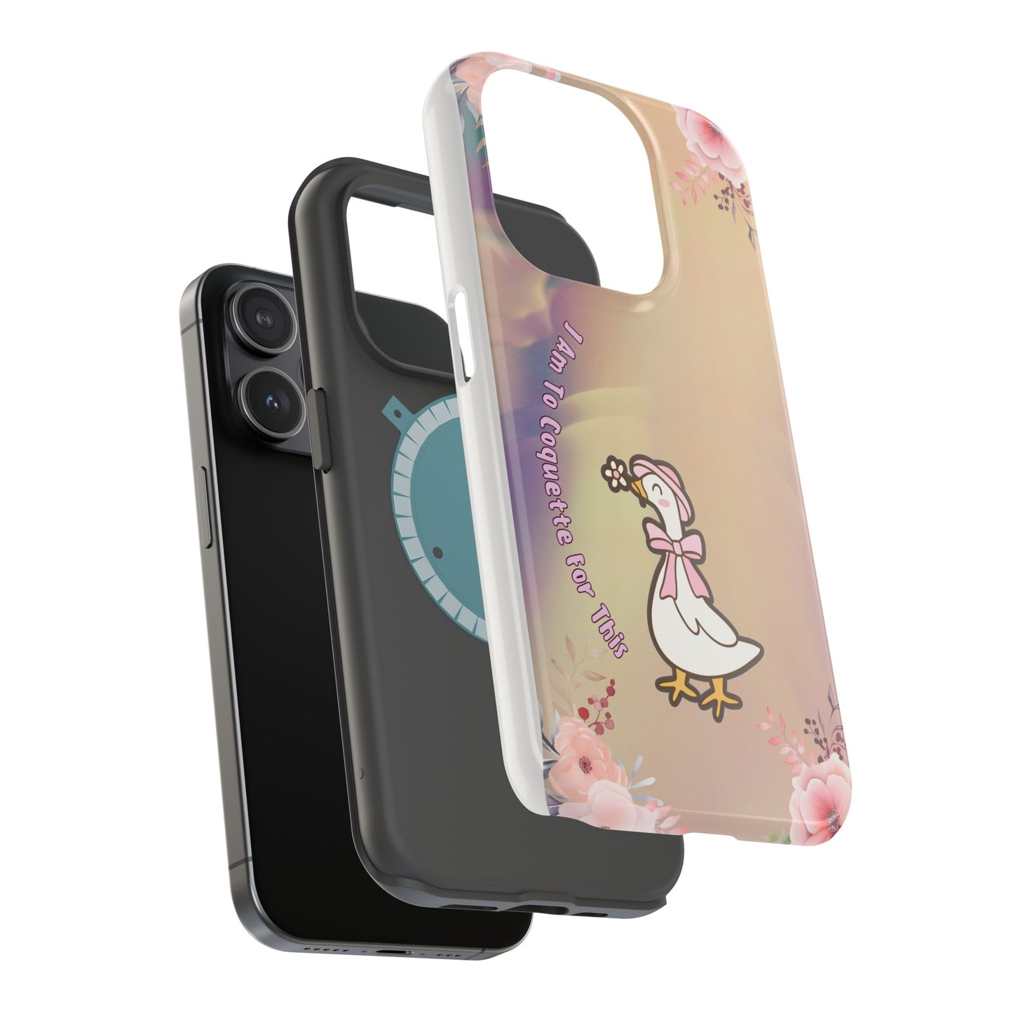 Magnetic Impact-Resistant Cases for animals lovers and coquette girl ,perfect gift for her .