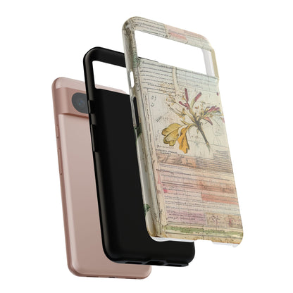 Vintage Botanical Tough Case — Floral Collage Phone Cover