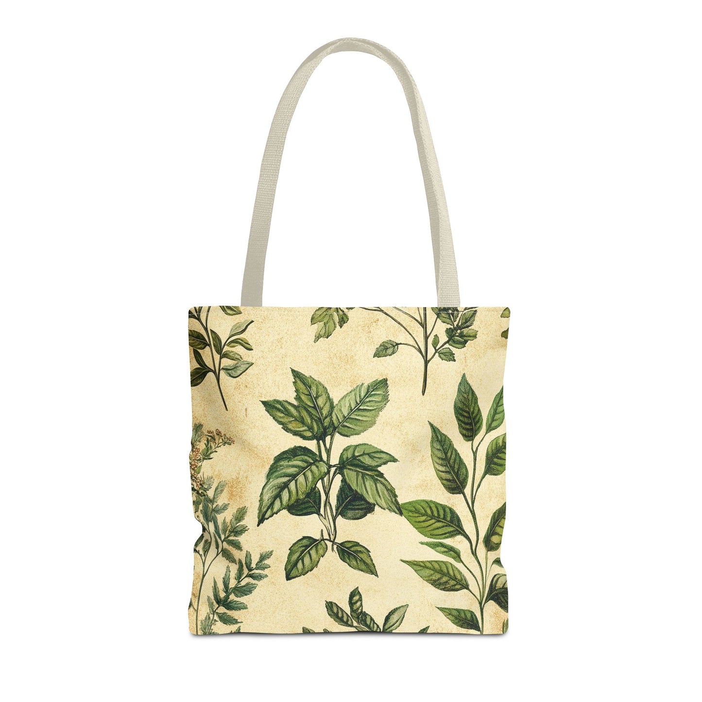 Vintage Floral Tote Bag — Botanical Garden Print AOP