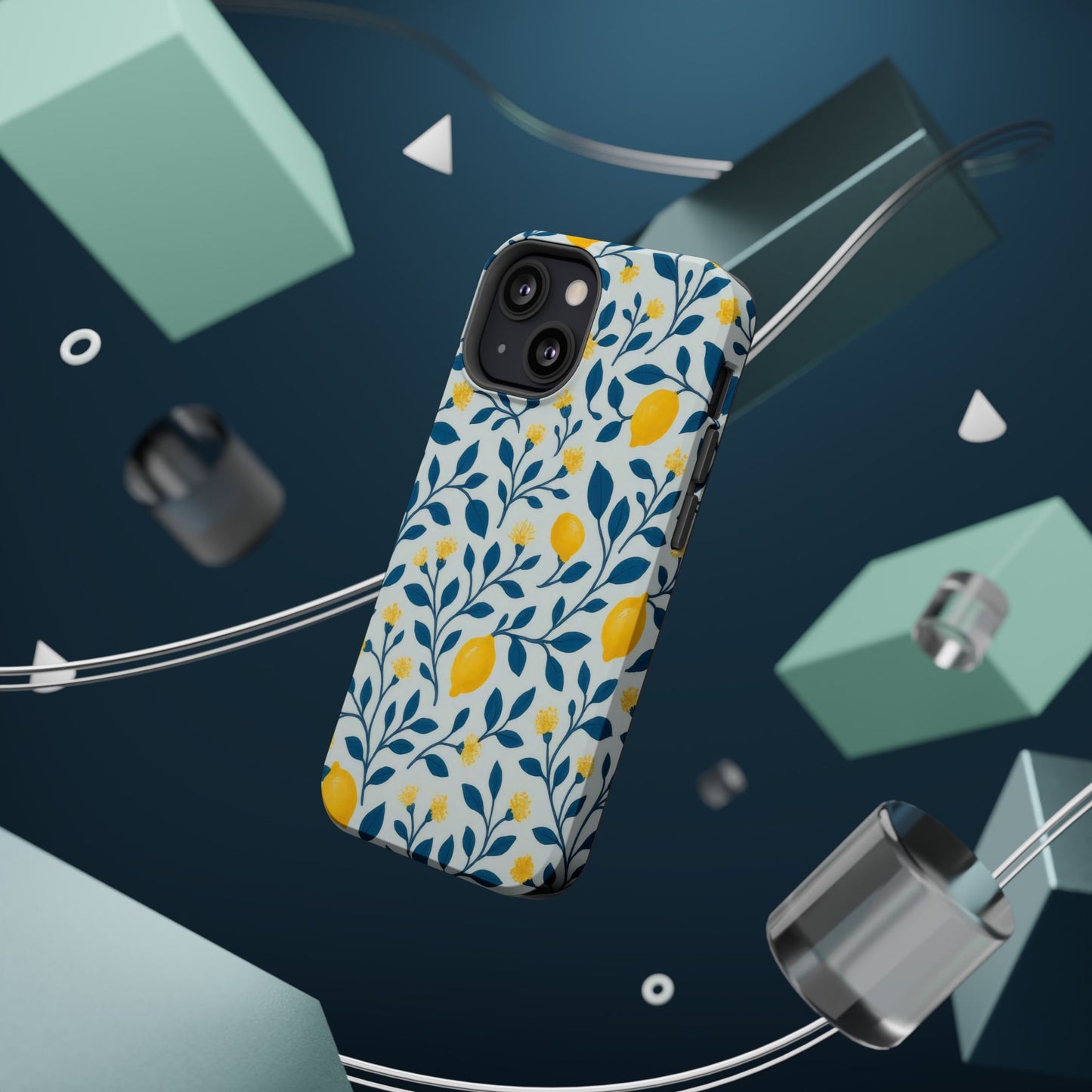 Phone Case — Lemon Branch Magnetic Impact-Resistant Case IPhone Case For Girl,Summer Vibes.