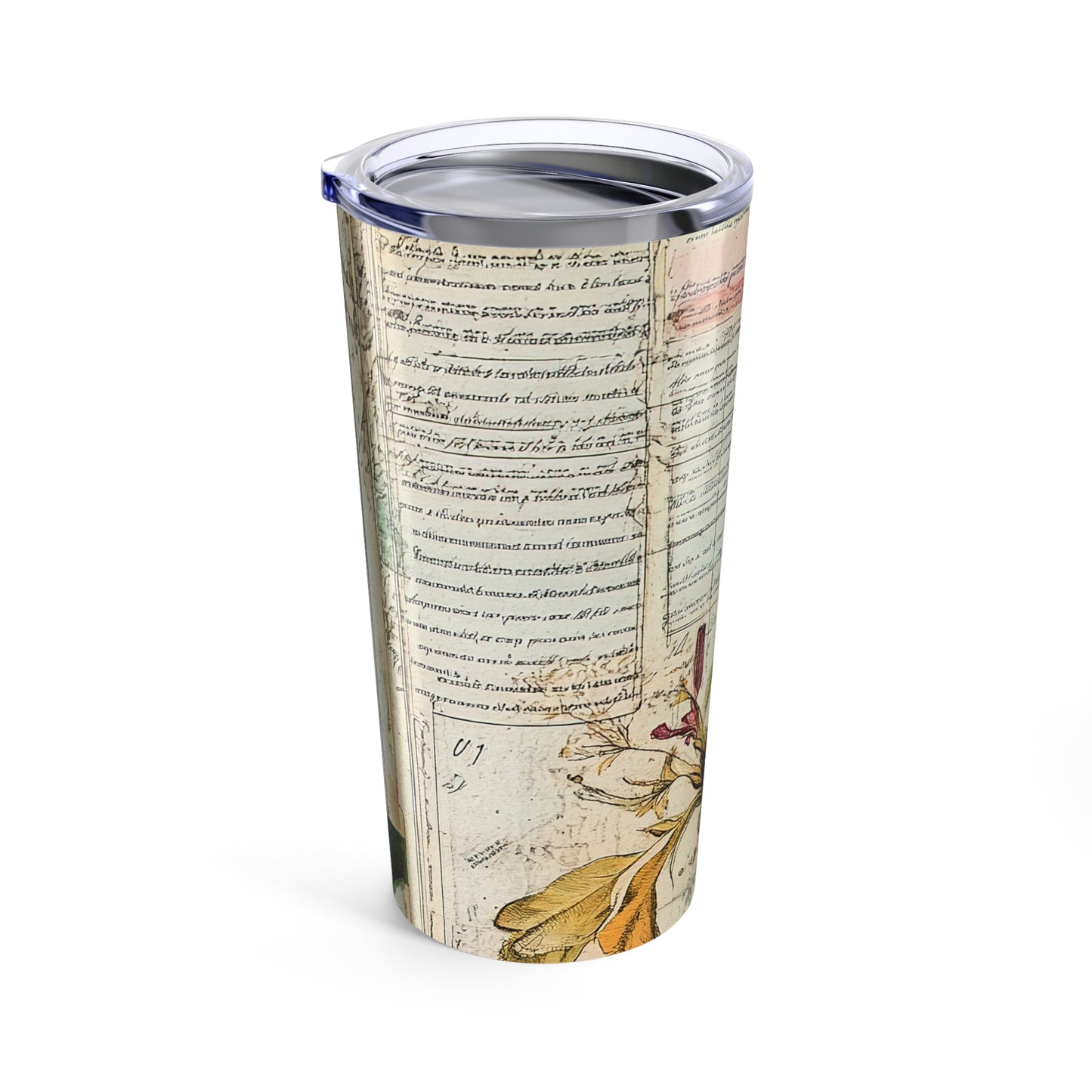 Botanical 20oz Tumbler – Vintage Floral Insulated Travel Cup