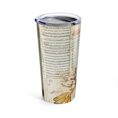 Botanical 20oz Tumbler – Vintage Floral Insulated Travel Cup