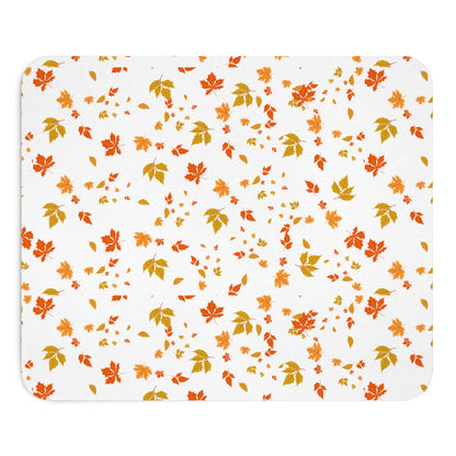 Autumn Leaves Mouse Pad, Cozy Desk Accessory, Seasonal Gift for Home Office, Fall Decor, Gamer Mousepad