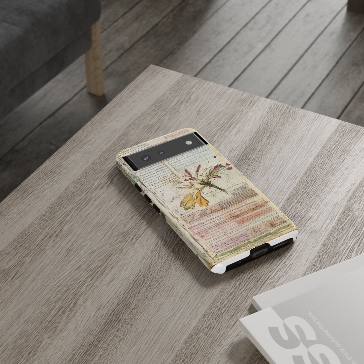 Vintage Botanical Tough Case — Floral Collage Phone Cover