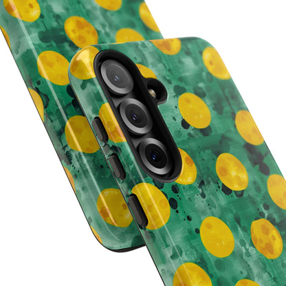 Tough Cases With a Green Color And Yellow ,A Perfect Gift For A Girl