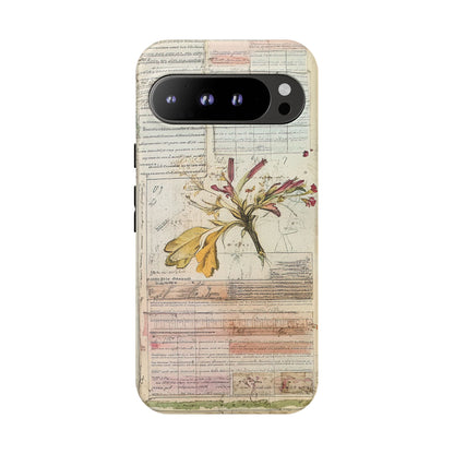 Vintage Botanical Tough Case — Floral Collage Phone Cover