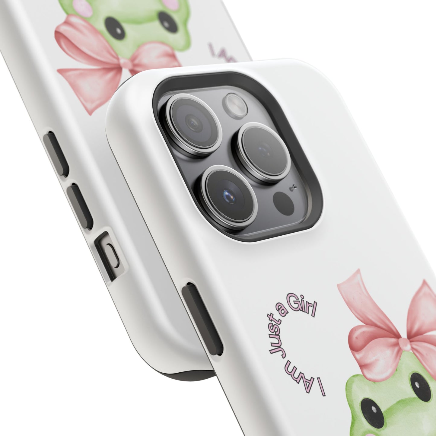 Cute Frog Phone Case, Impact-Resistant Phone Cover, Gift for Her, Fun Girl Accessories, Colorful Tech Protection