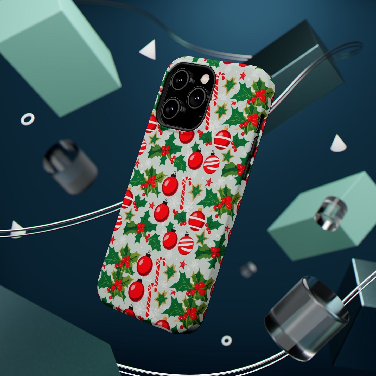 Festive Holiday Phone Case - Magnetic Impact-Resistant, Christmas Decor, Gift for Mom, Winter Vibes, Unique Phone Accessories