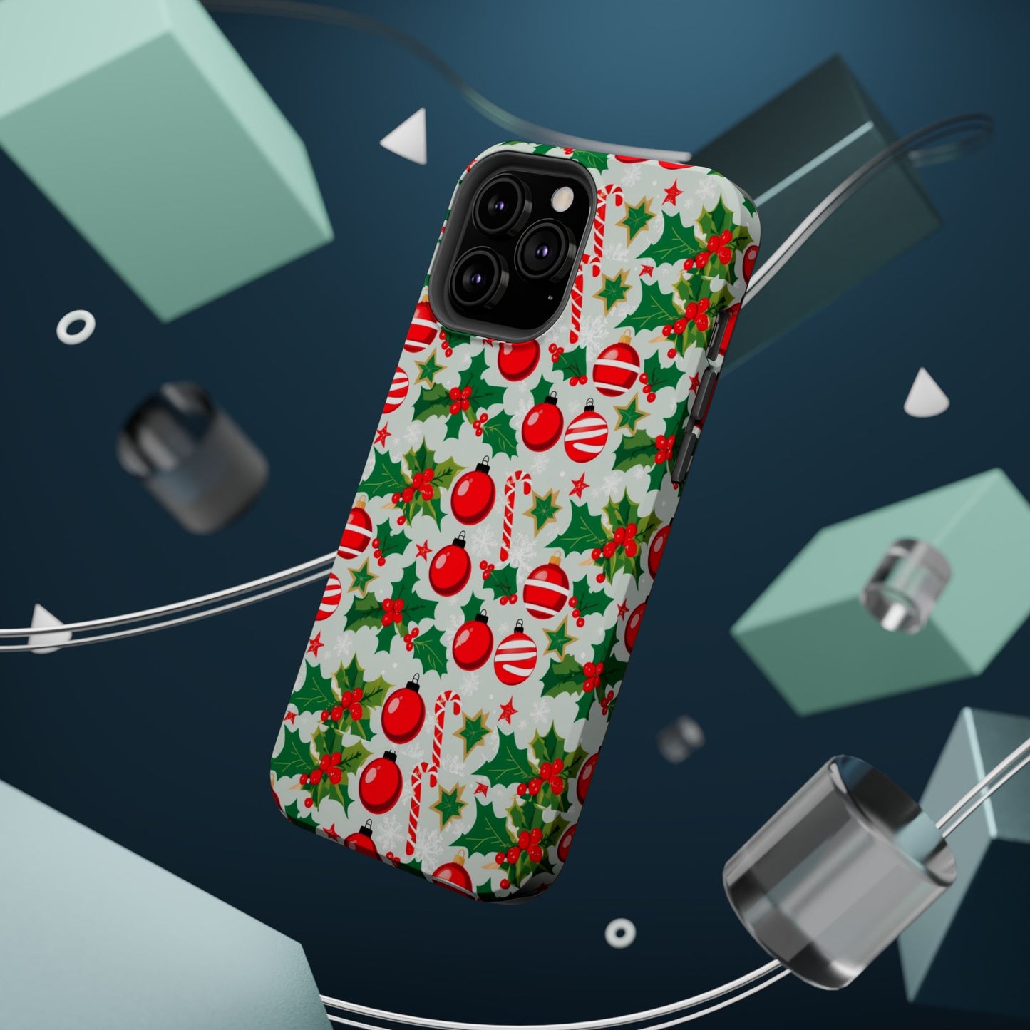 Festive Holiday Phone Case - Magnetic Impact-Resistant, Christmas Decor, Gift for Mom, Winter Vibes, Unique Phone Accessories