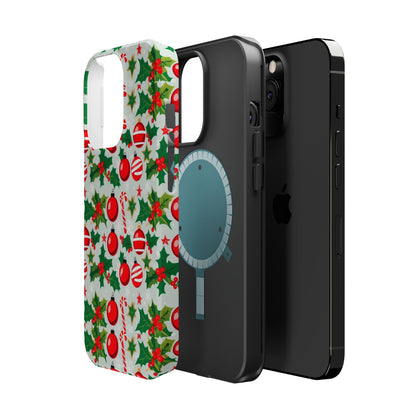 Festive Holiday Phone Case - Magnetic Impact-Resistant, Christmas Decor, Gift for Mom, Winter Vibes, Unique Phone Accessories
