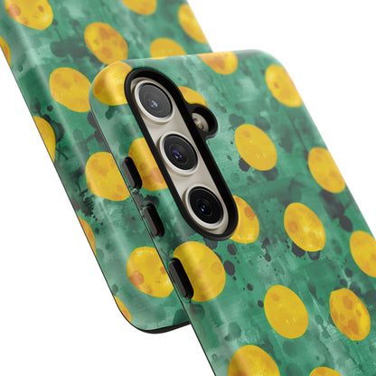 Tough Cases With a Green Color And Yellow ,A Perfect Gift For A Girl